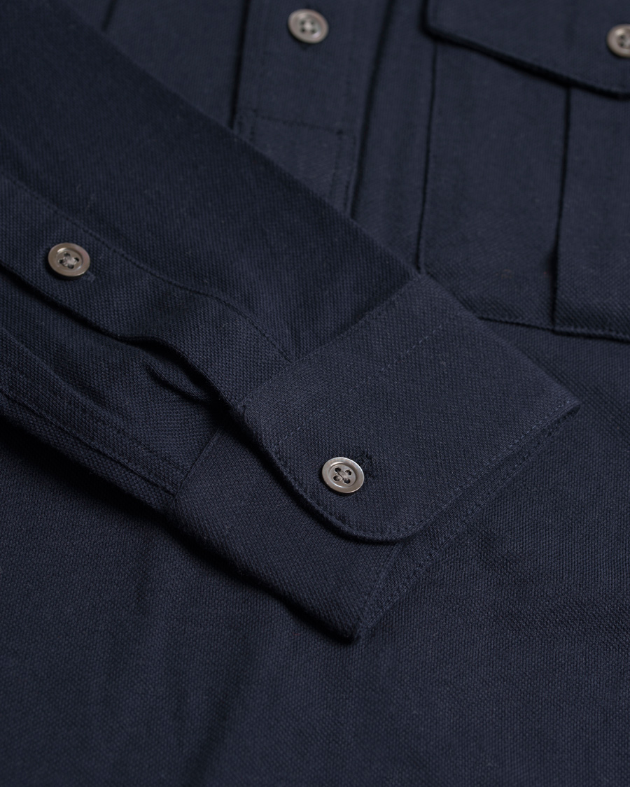 Uomini | Maglieria | Polo Ralph Lauren | Moto Military Shirt Sweater Aviator Navy