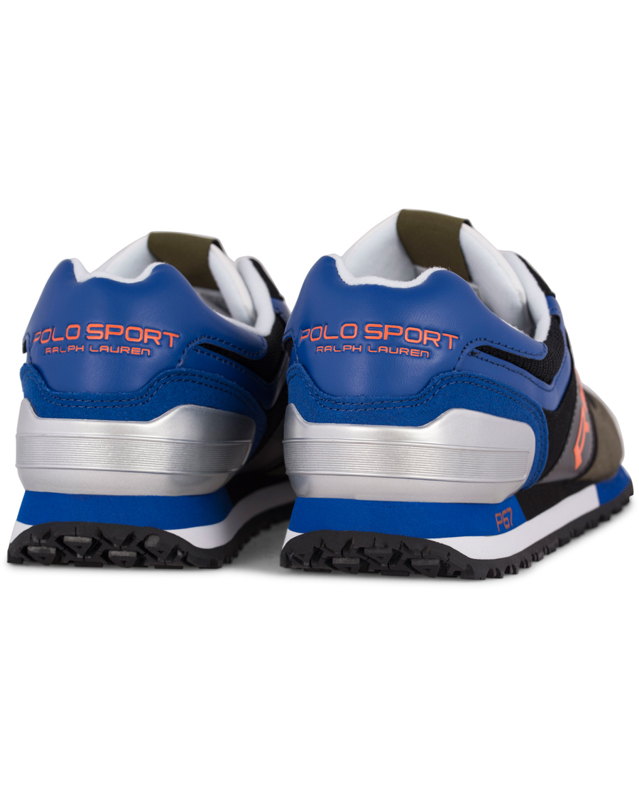 Uomini | Polo Sport Ralph Lauren Slaton RL Running Sneaker Black/Orange | Polo Sport Ralph Lauren | Slaton RL Running Sneaker Black/Orange