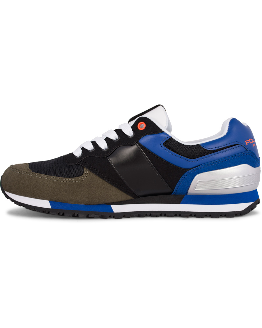 Uomini | Polo Sport Ralph Lauren Slaton RL Running Sneaker Black/Orange | Polo Sport Ralph Lauren | Slaton RL Running Sneaker Black/Orange