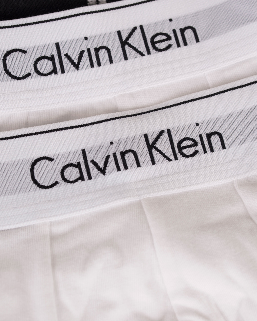 Uomini | Biancheria intima | Calvin Klein | Modern Cotton Stretch Trunk 2-Pack White