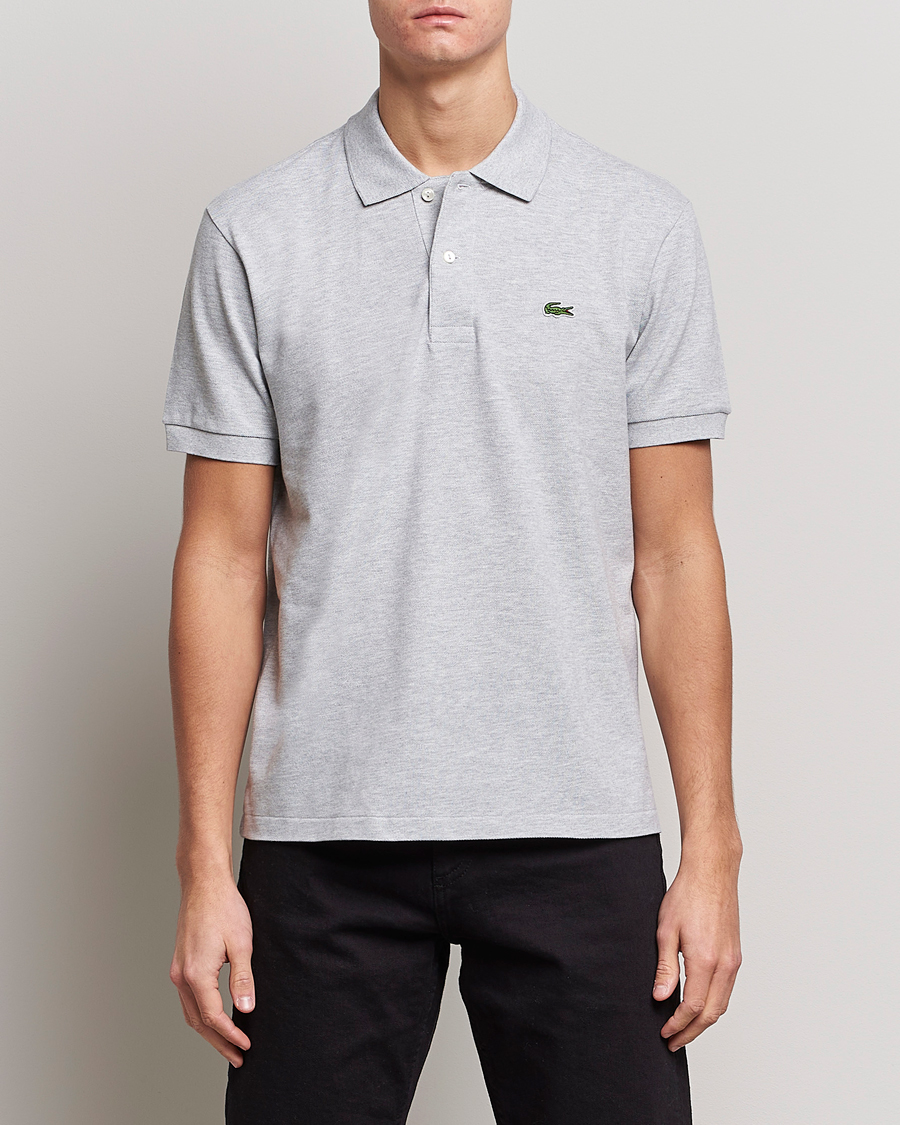 Uomini | Polo | Lacoste | Original Polo Piké Silver Chine