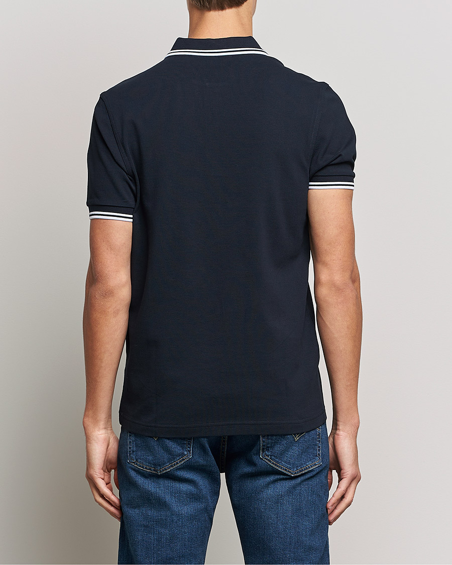 Uomini | Polo | Fred Perry | Twin Tipped Polo Shirt Navy/White