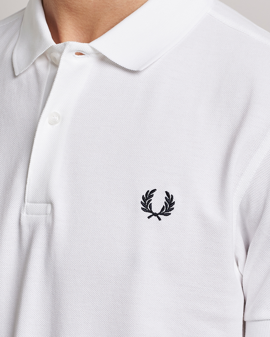 Uomini | Polo | Fred Perry | Plain Polo White