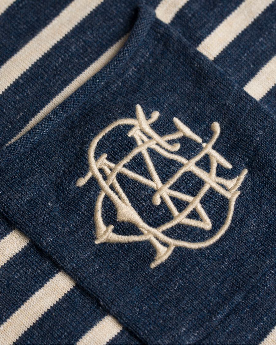 Uomini | Maglieria | Morris | Nantes Stripe Knit Blue