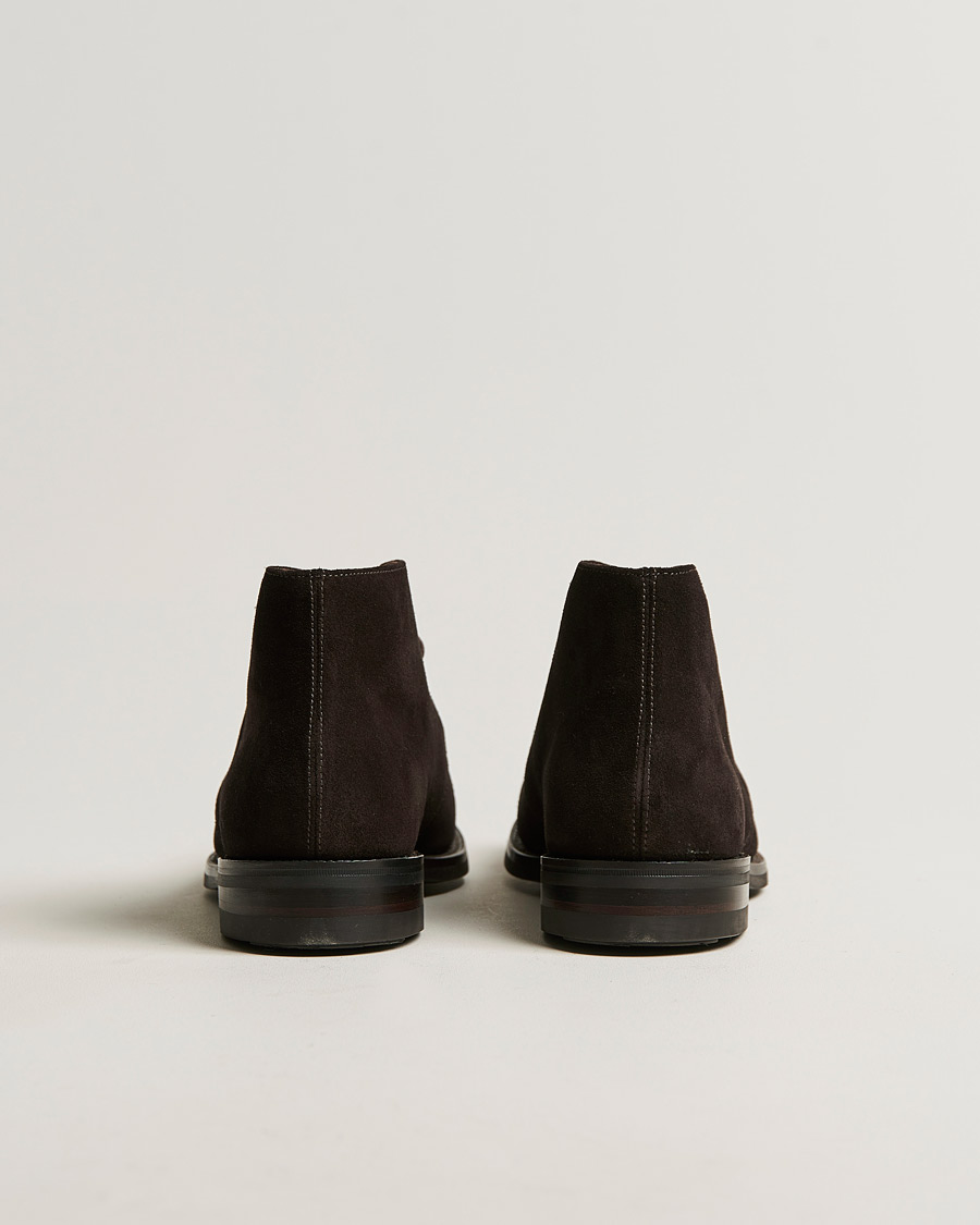 Uomini | Stivali | Loake 1880 | Pimlico Chukka Boot Dark Brown Suede