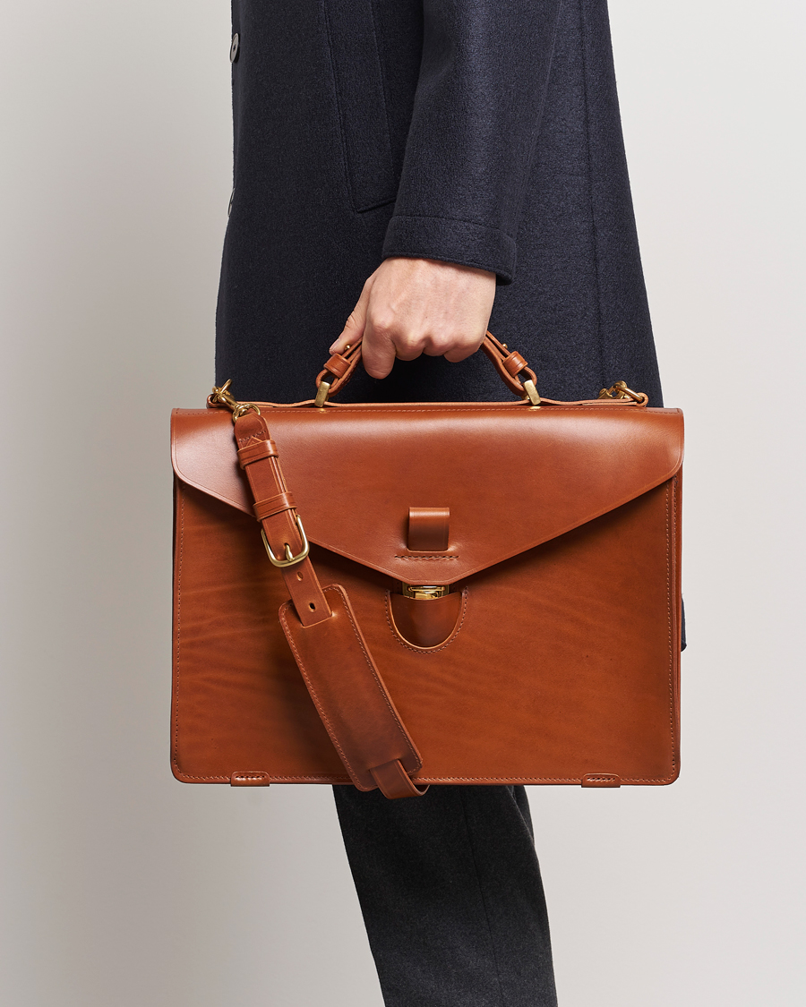 Uomini | Borse | Tärnsjö Garveri | TG1873 Briefcase Cognac