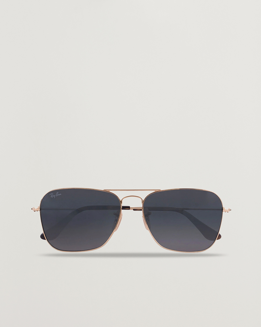 Uomini | Occhiali da sole | Ray-Ban | 0RB3136 Caravan Sunglasses Gold/Grey