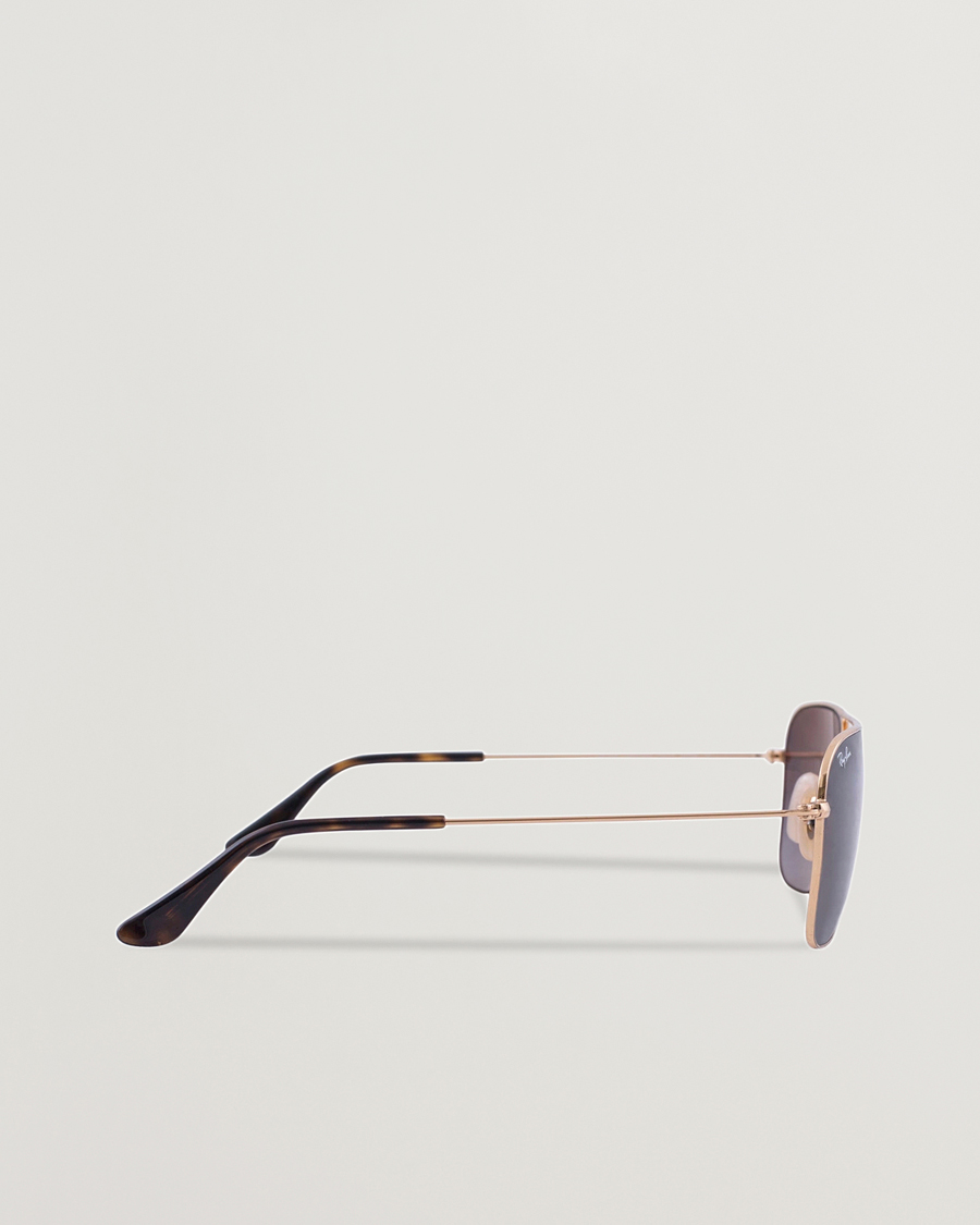 Uomini | Occhiali da sole | Ray-Ban | 0RB3136 Caravan Sunglasses Gold/Grey