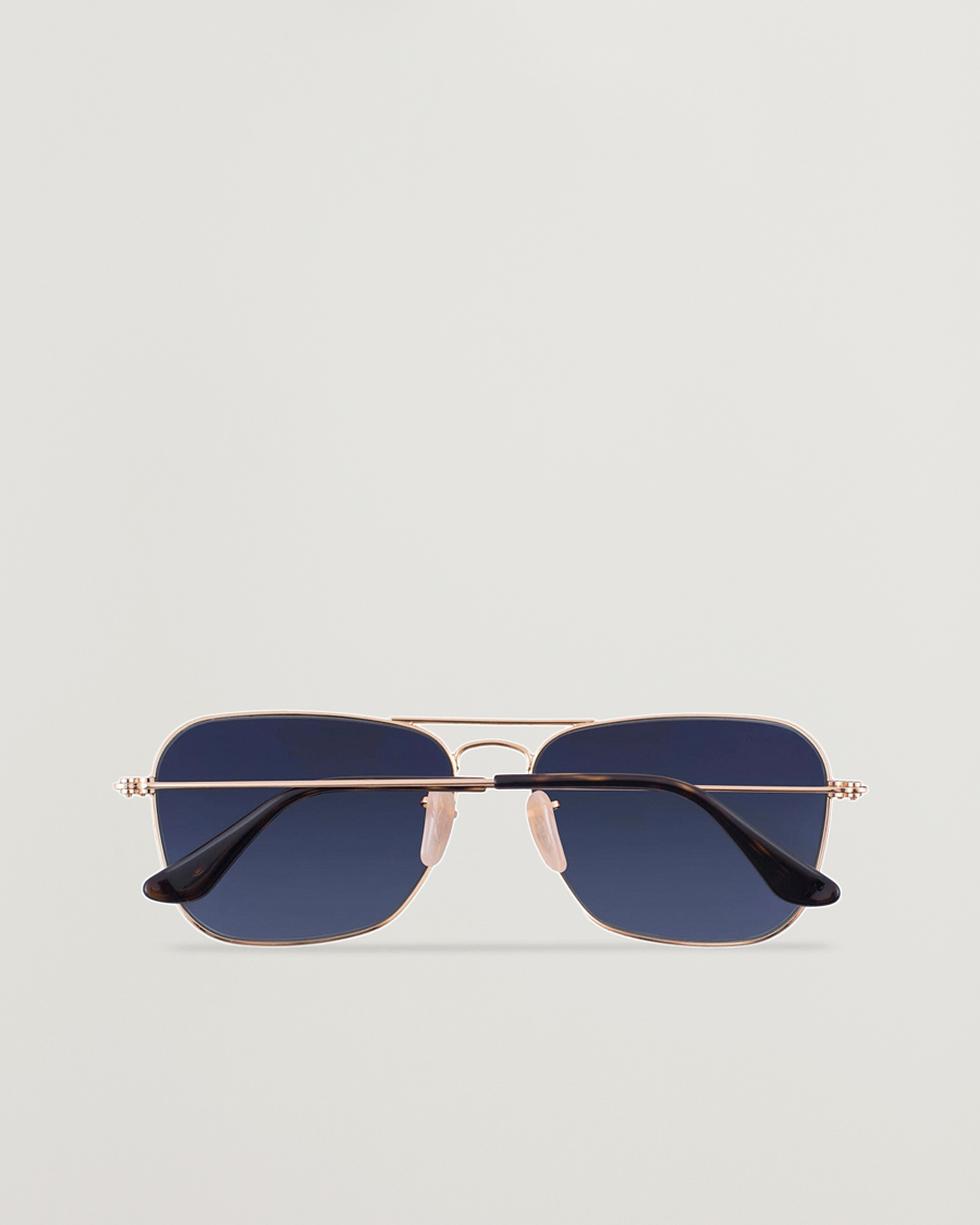Uomini | Occhiali da sole | Ray-Ban | 0RB3136 Caravan Sunglasses Gold/Grey
