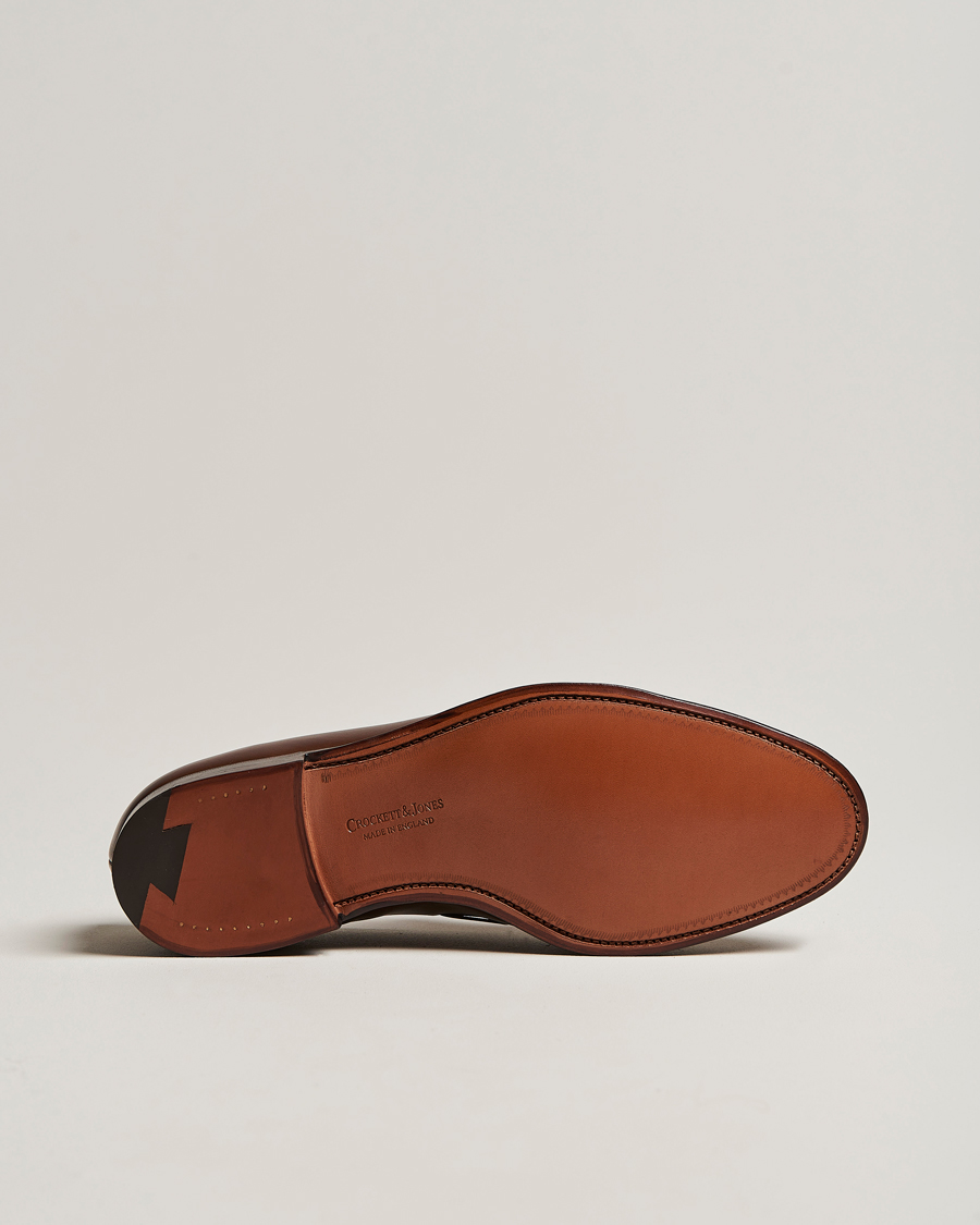 Uomini | Mocassini | Crockett & Jones | Cavendish Tassel Loafer Dark Brown Calf