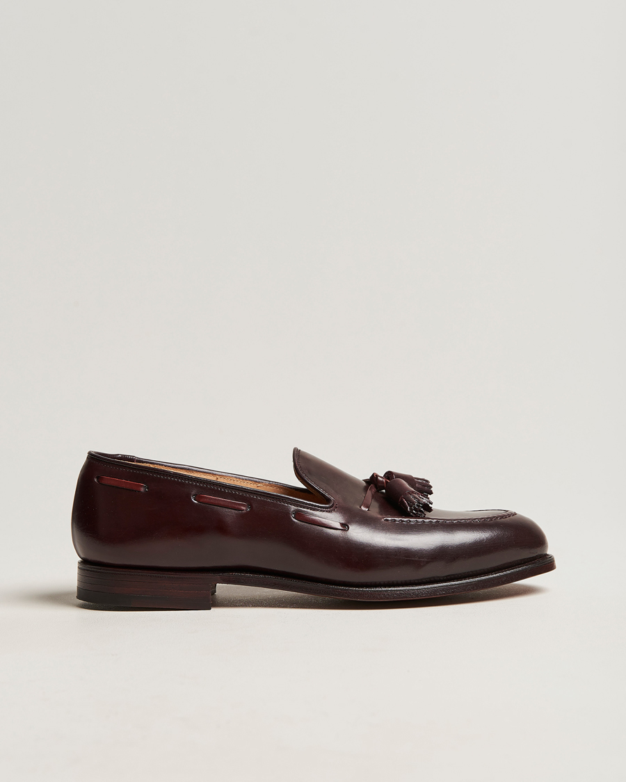 Uomini | Crockett & Jones Cavendish Tassel Loafer Burgundy Cordovan | Crockett & Jones | Cavendish Tassel Loafer Burgundy Cordovan