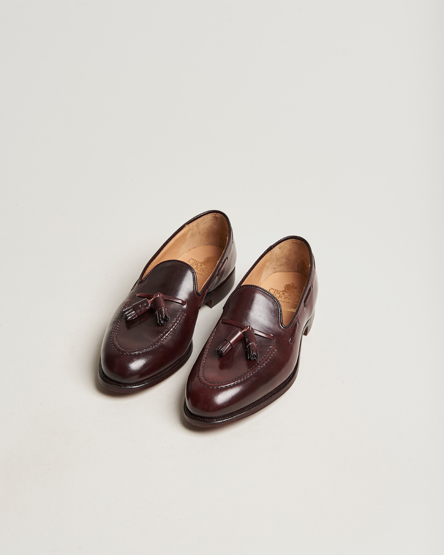 Uomini | Crockett & Jones Cavendish Tassel Loafer Burgundy Cordovan | Crockett & Jones | Cavendish Tassel Loafer Burgundy Cordovan
