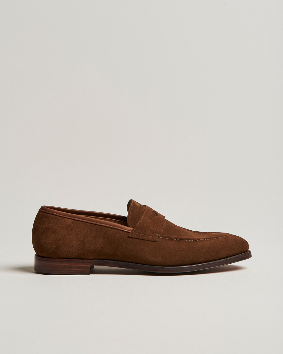 Uomini | Mocassini | Crockett & Jones | Sydney Loafer Snuff Suede