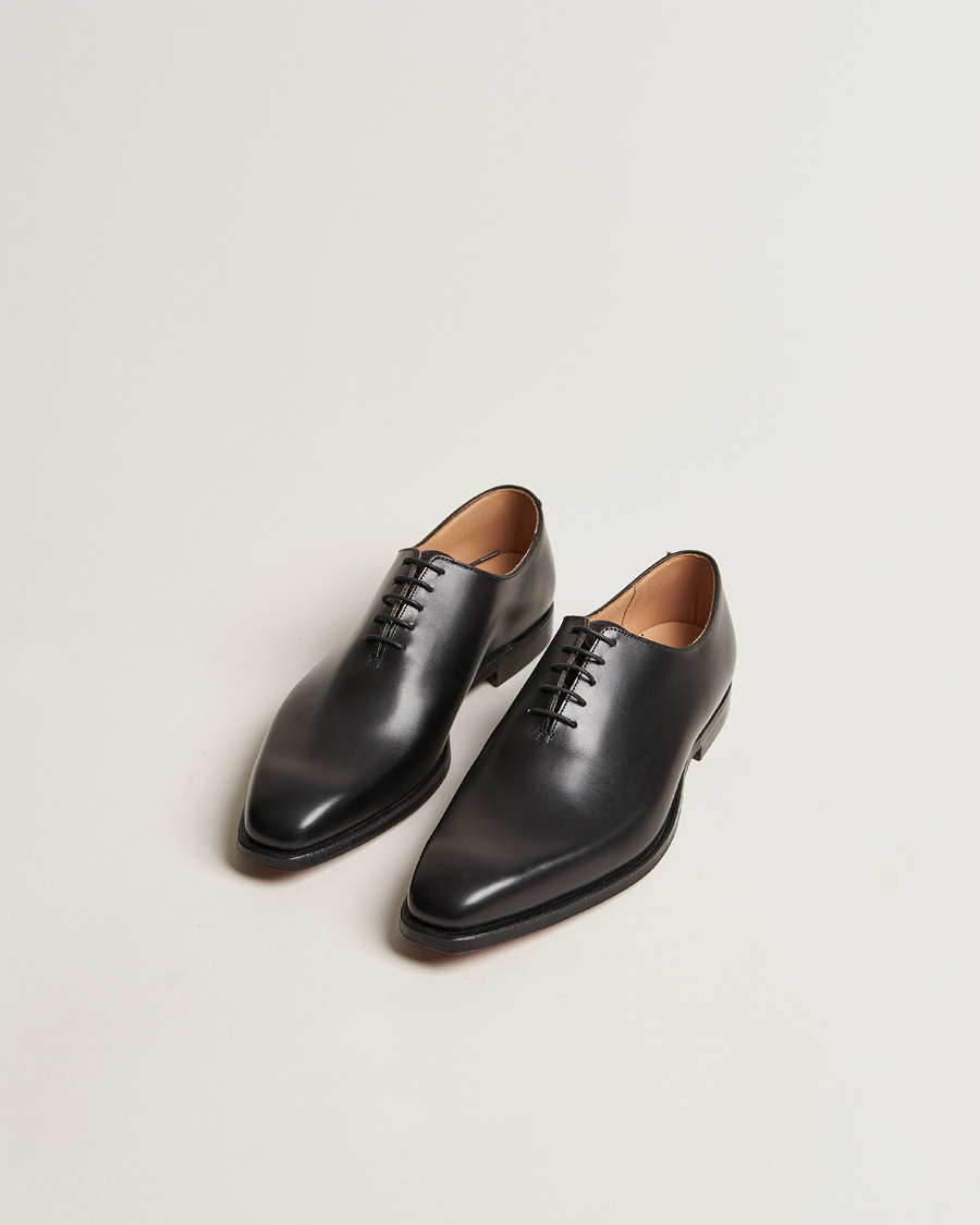 Uomini | Scarpe Oxford | Crockett & Jones | Alex Wholecut Oxford Black Calf