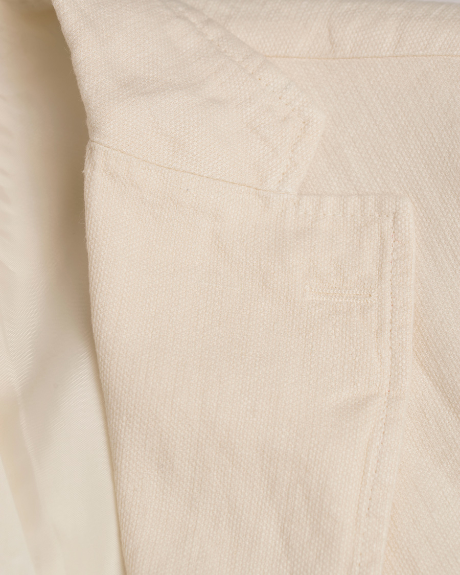 Uomini | Blazers | Stenströms | Garment Dyed Linen Blazer Nature