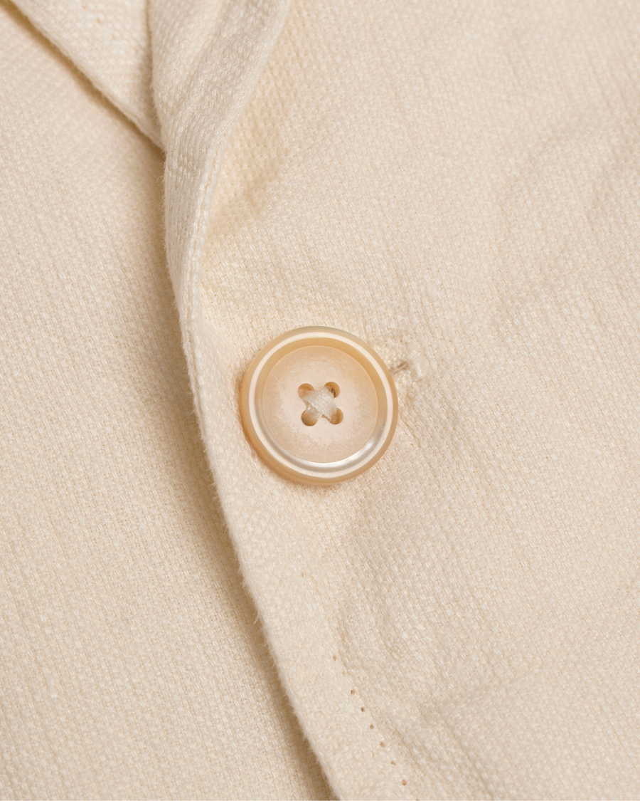 Uomini | Blazers | Stenströms | Garment Dyed Linen Blazer Nature