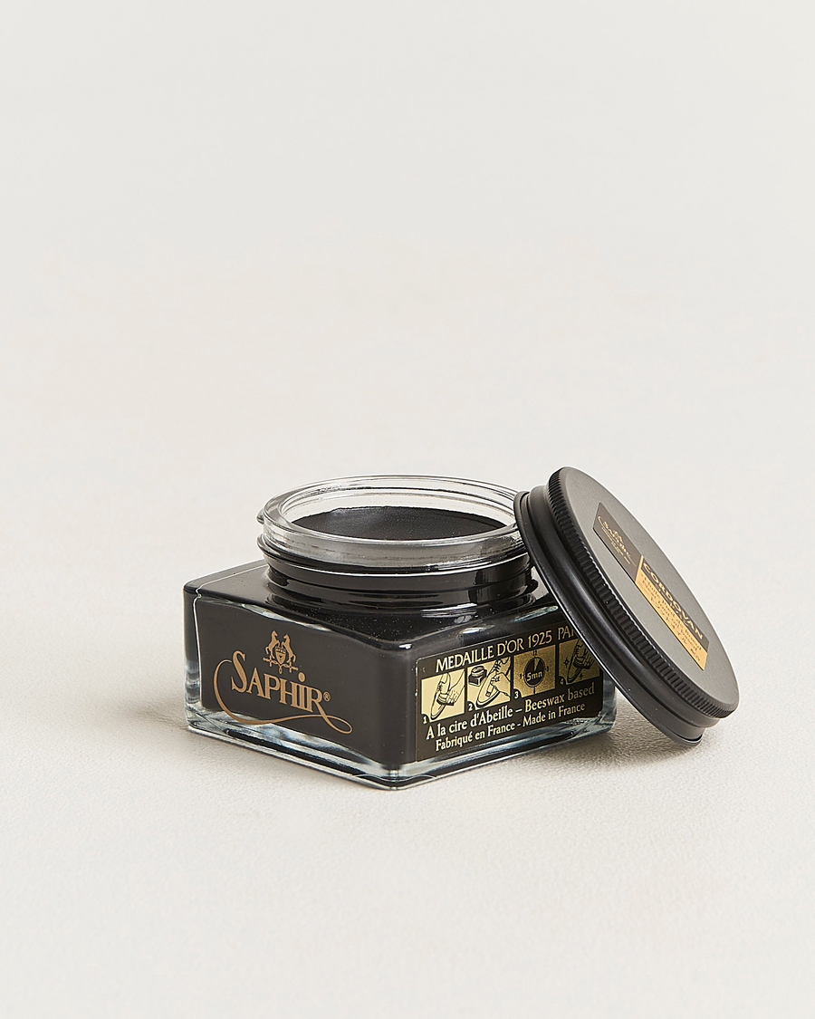 Uomini | Cura delle scarpe | Saphir Medaille d'Or | Cordovan Creme 75 ml Black