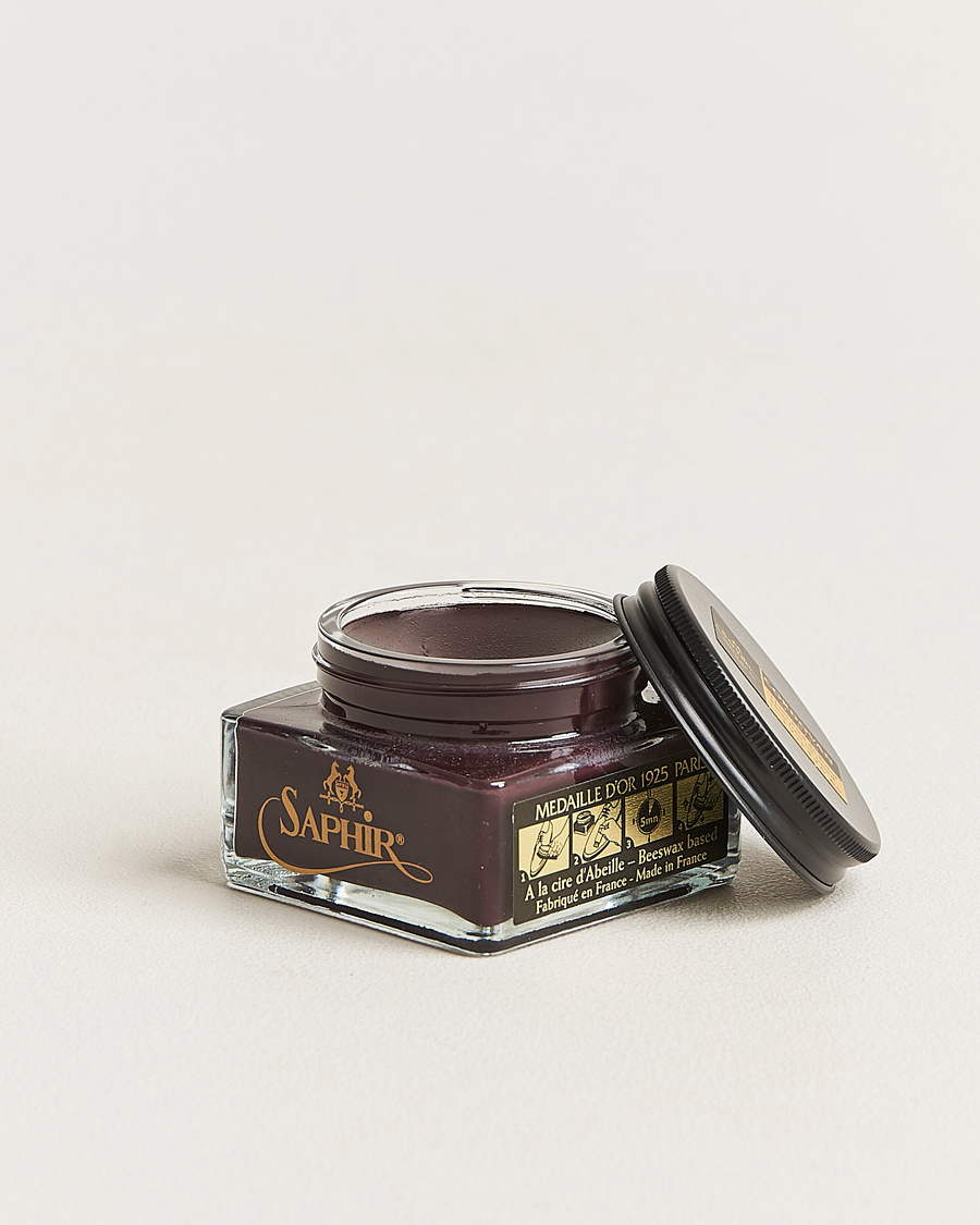 Uomini | Cura delle scarpe | Saphir Medaille d'Or | Cordovan Creme 75 ml Burgundy