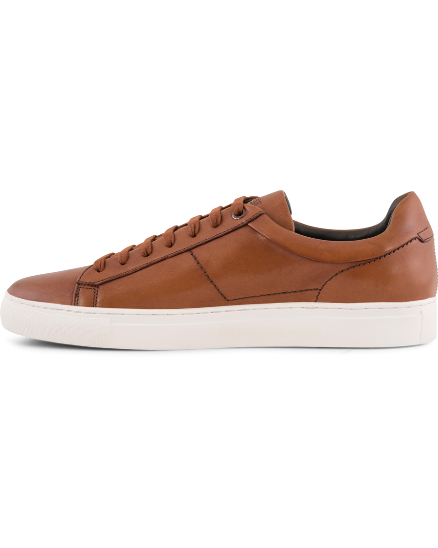 Uomini | BOSS Timaker Leather Sneaker Cognac | BOSS BLACK | BOSS Timaker Leather Sneaker Cognac