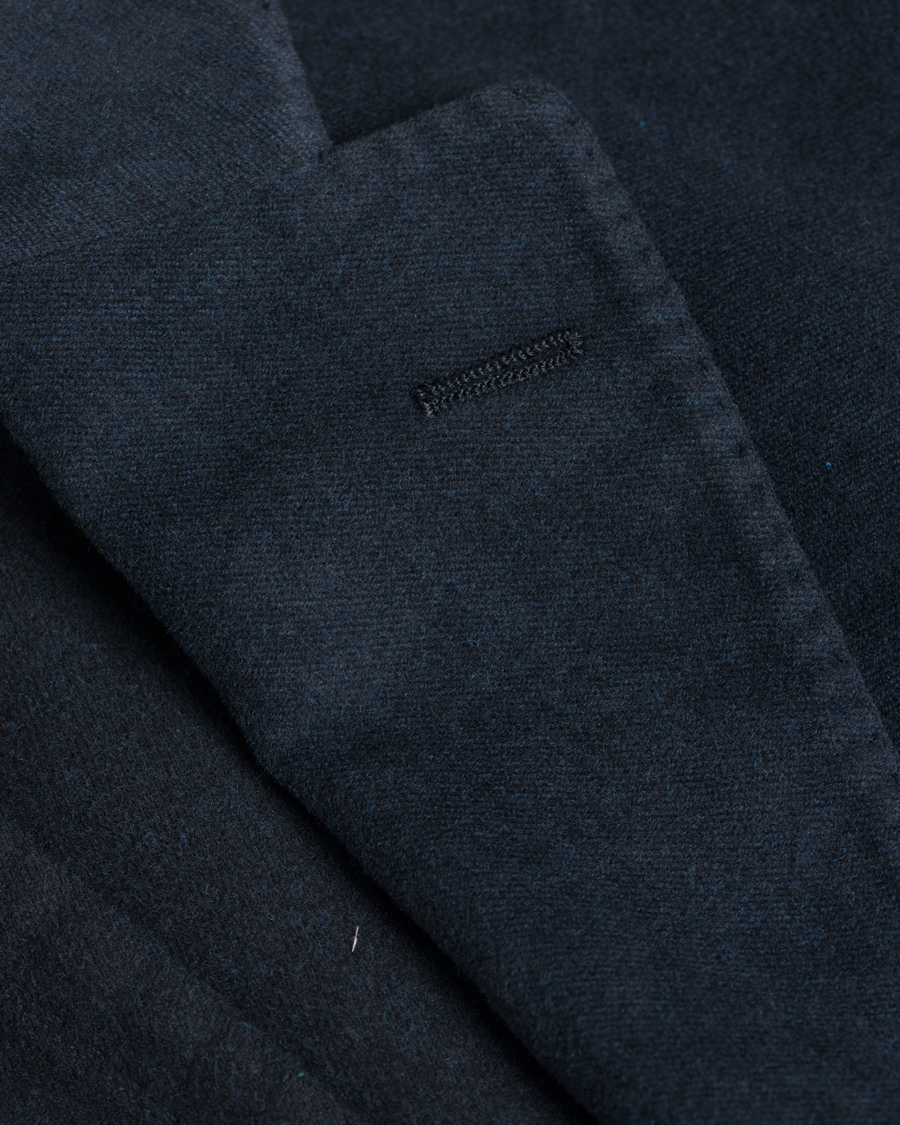 Uomini | Blazers | Boglioli | Moleskin K Jacket Blazer Dark Navy
