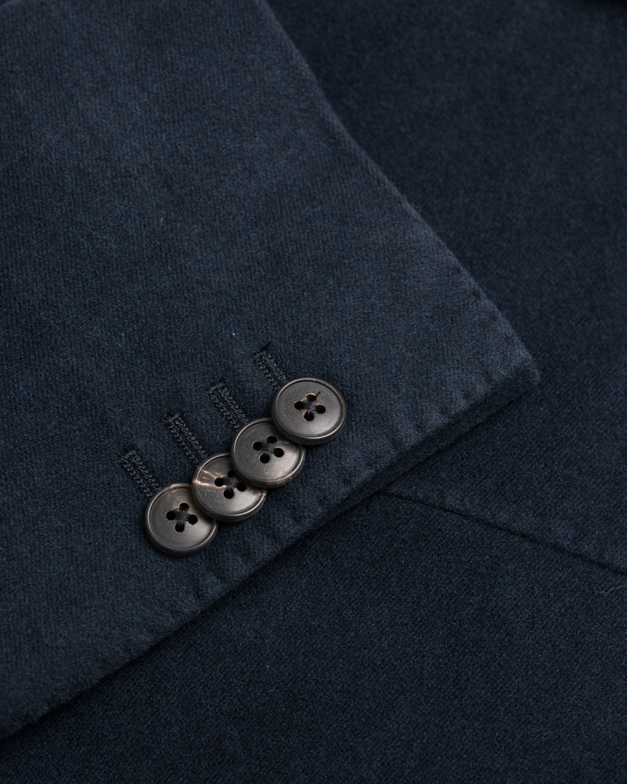 Uomini | Blazers | Boglioli | Moleskin K Jacket Blazer Dark Navy