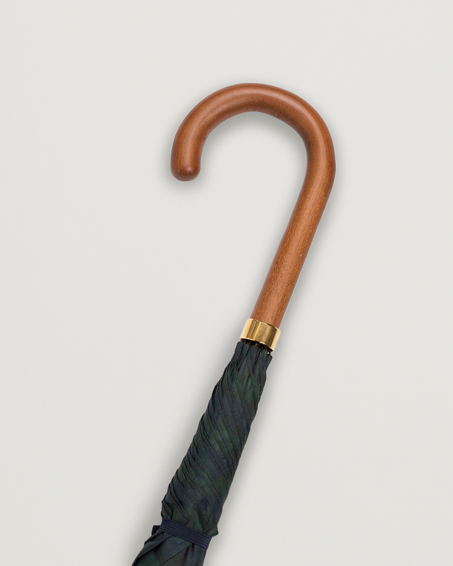 Uomini | Ombrelli | Fox Umbrellas | Hardwood Umbrella Blackwatch Tartan