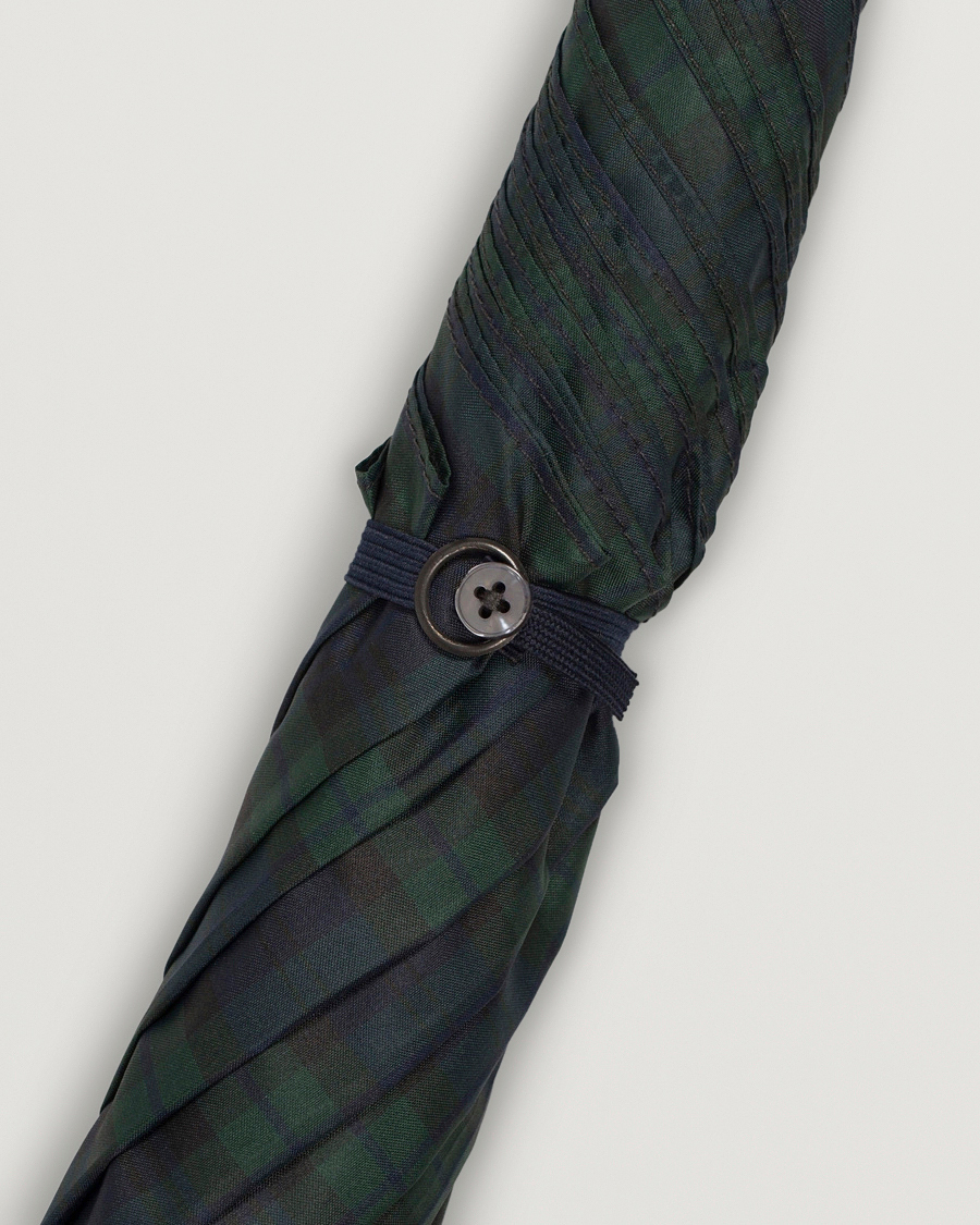 Uomini | Ombrelli | Fox Umbrellas | Hardwood Umbrella Blackwatch Tartan
