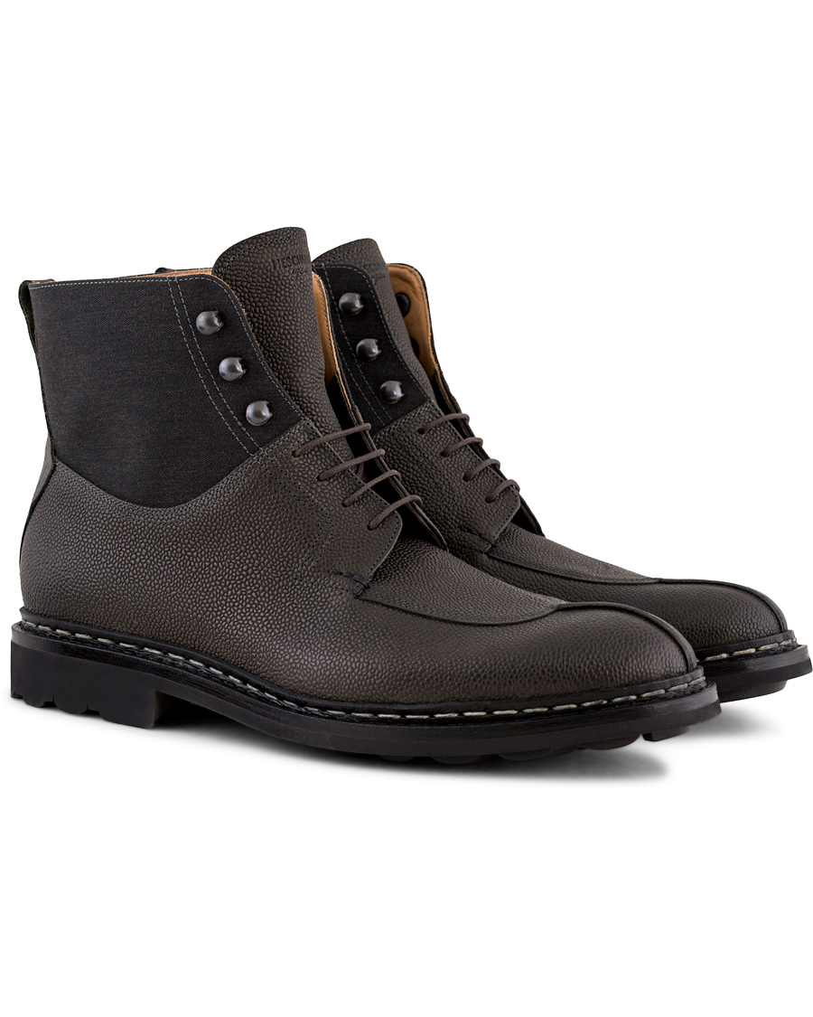 Uomini | Heschung Ginkgo Beluga Boot Grained Black Calf | Heschung | Ginkgo Beluga Boot Grained Black Calf