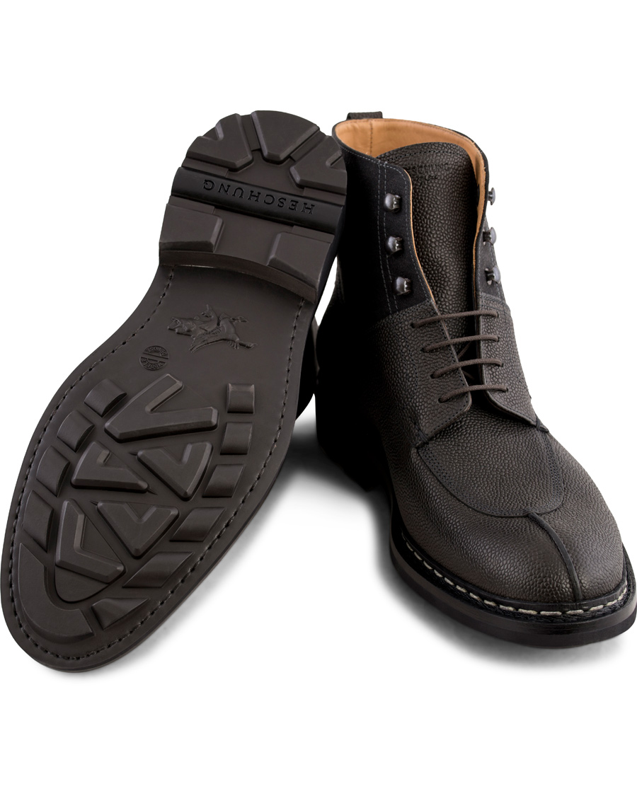 Uomini | Heschung Ginkgo Beluga Boot Grained Black Calf | Heschung | Ginkgo Beluga Boot Grained Black Calf