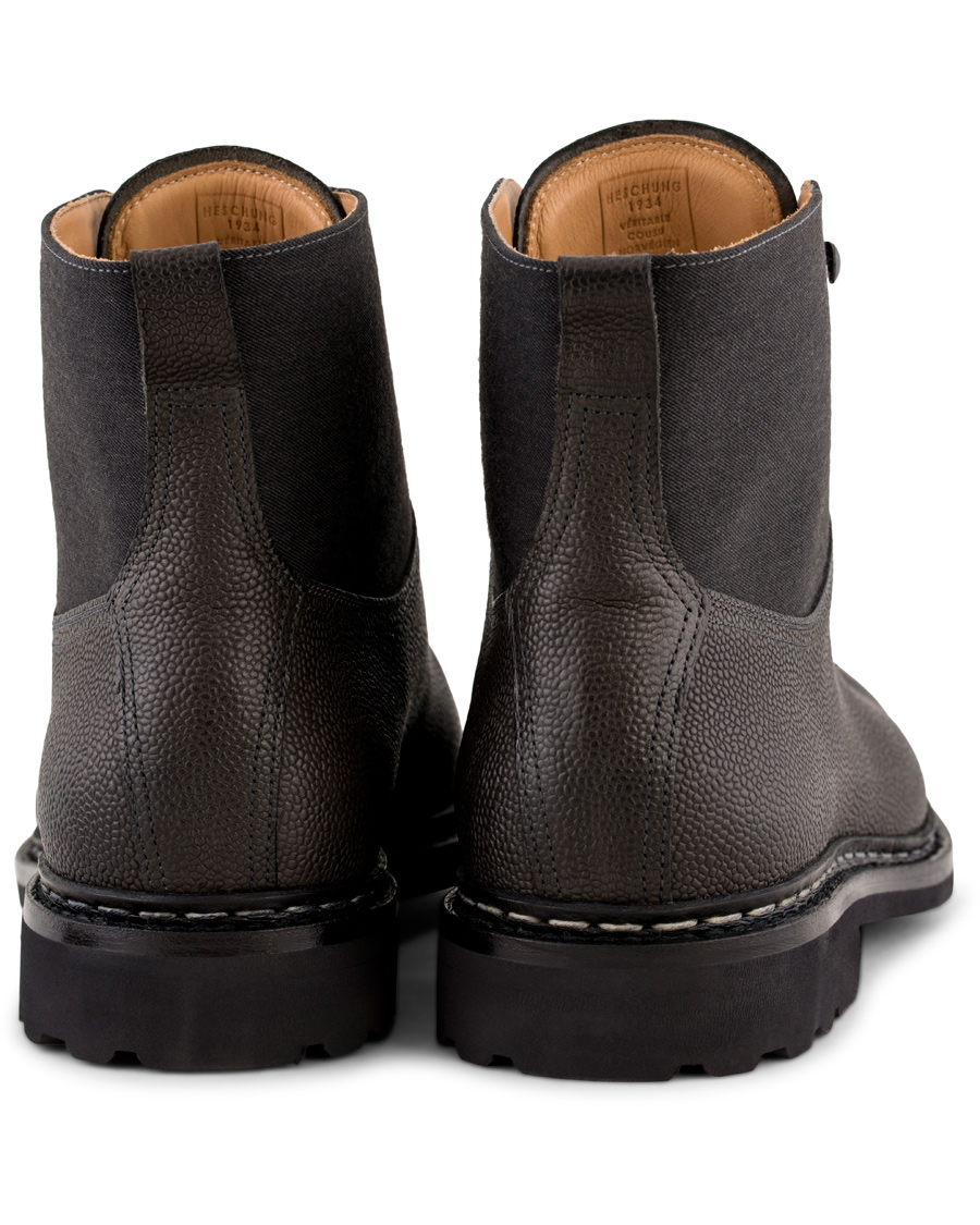 Uomini | Heschung Ginkgo Beluga Boot Grained Black Calf | Heschung | Ginkgo Beluga Boot Grained Black Calf