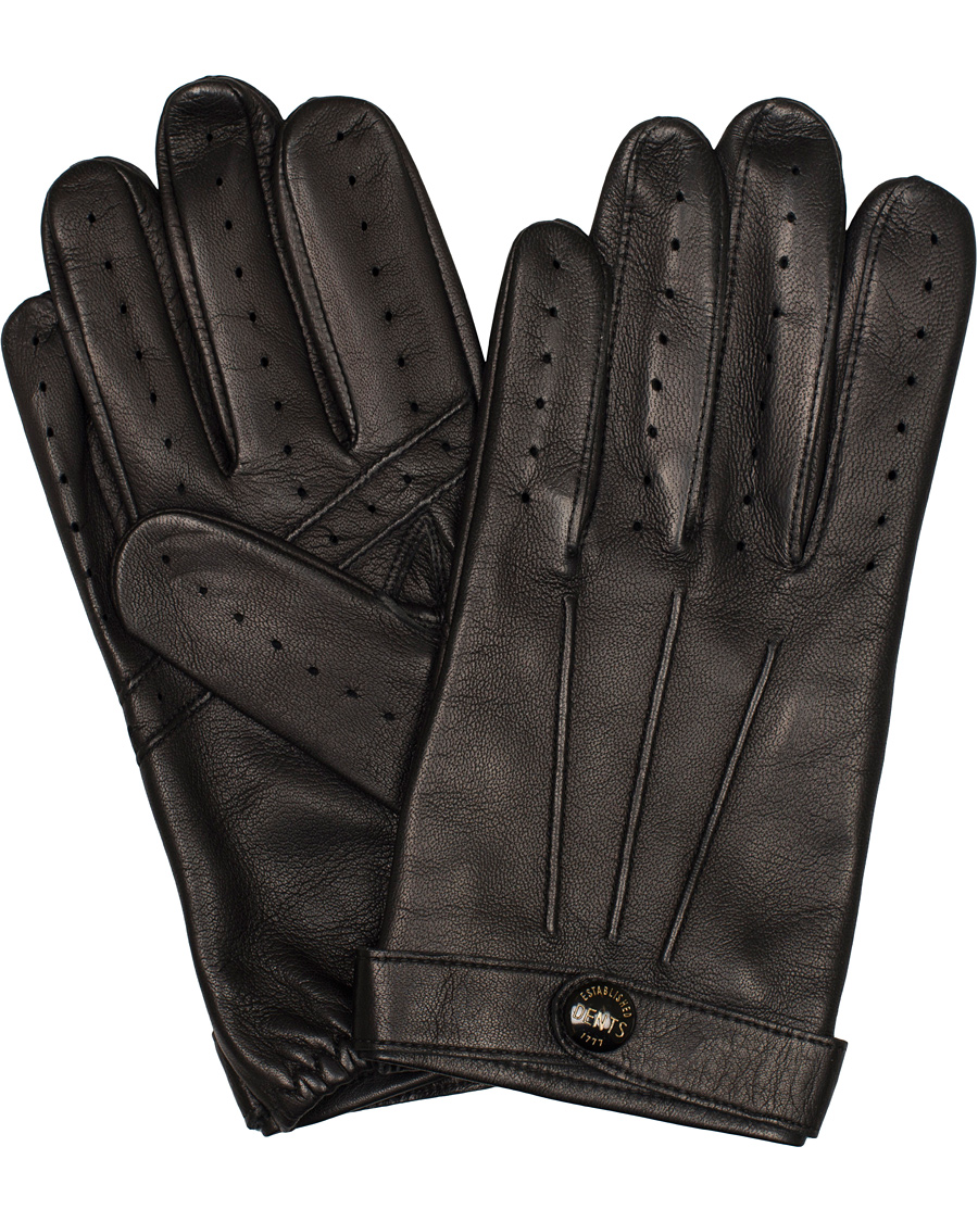Uomini | Dents The Heritage Collection Fleming 007 Driving Glove Black | Dents | The Heritage Collection Fleming 007 Driving Glove Black