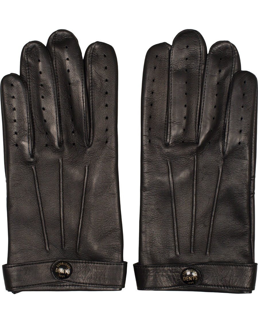 Uomini | Dents The Heritage Collection Fleming 007 Driving Glove Black | Dents | The Heritage Collection Fleming 007 Driving Glove Black