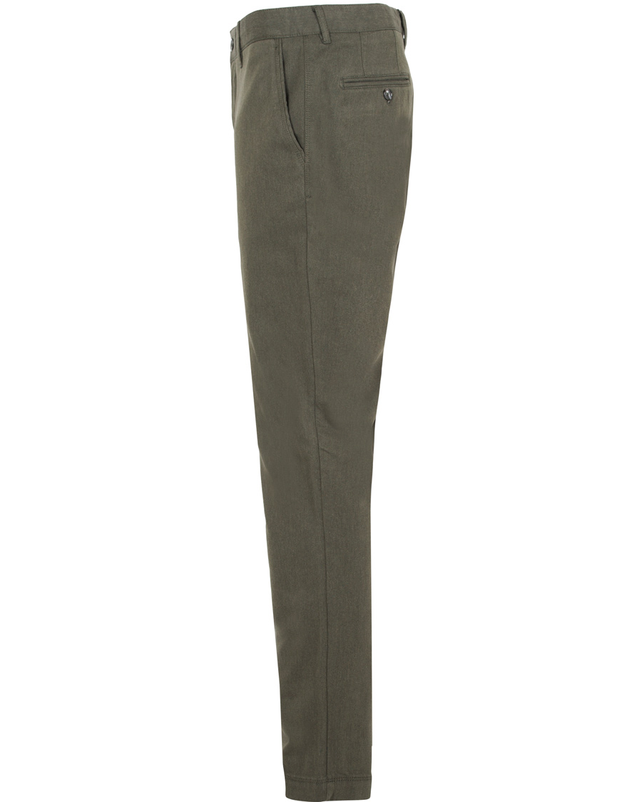 Uomini | Pantaloni | J.Lindeberg | Chaze Flannel Twill Chino Maori Green