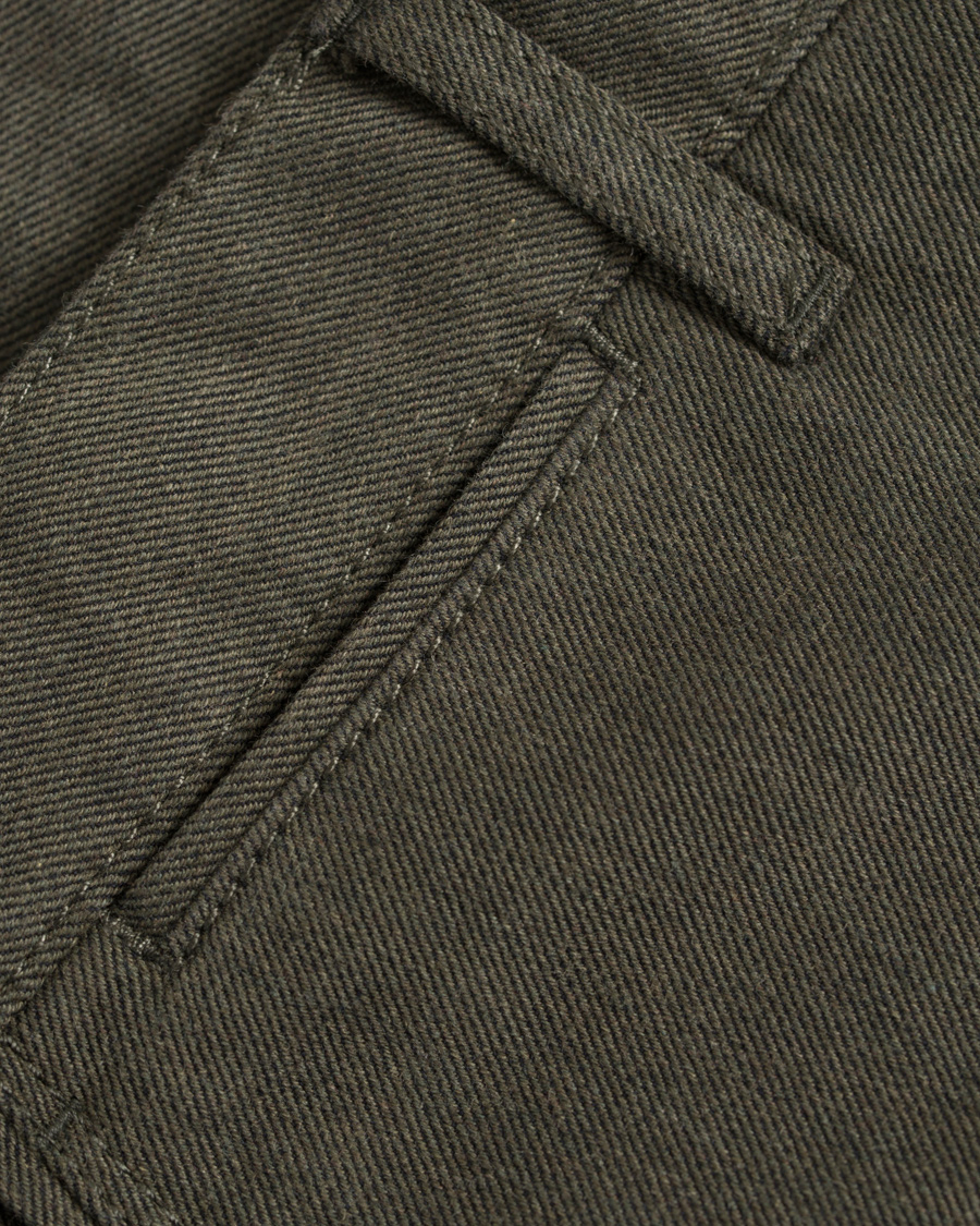 Uomini | Pantaloni | J.Lindeberg | Chaze Flannel Twill Chino Maori Green