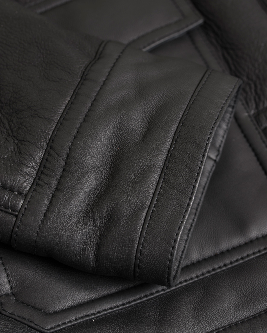Uomini | Giacche | GANT Rugger | The Shearling Aviator Jacket Black