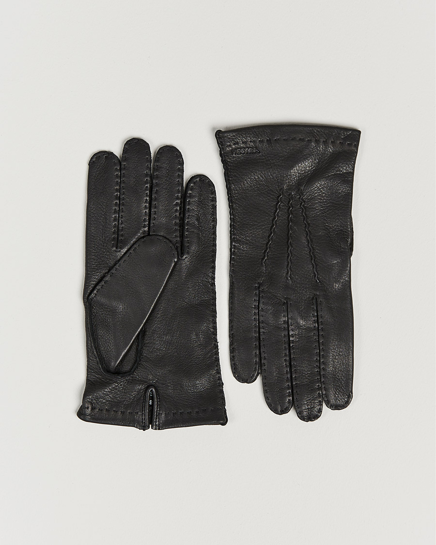 Uomini | Guanti | Hestra | Henry Unlined Deerskin Glove Black
