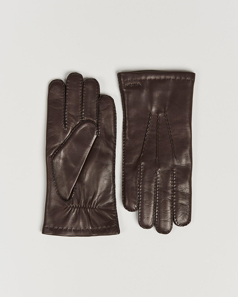 Uomini | Guanti | Hestra | Edward Wool Lined Glove Espresso