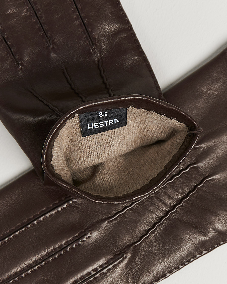 Uomini | Guanti | Hestra | Edward Wool Lined Glove Espresso