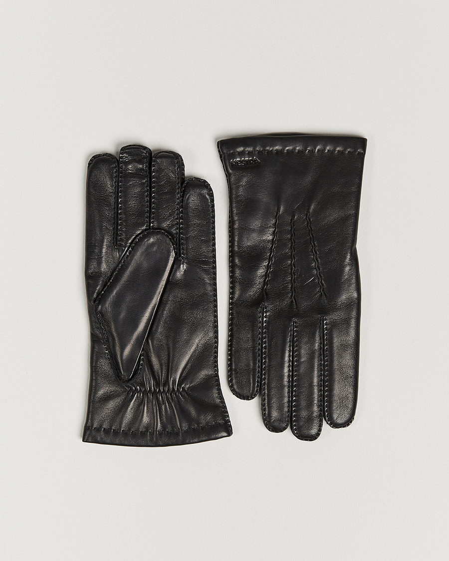 Uomini | Guanti | Hestra | Edward Wool Lined Glove Black