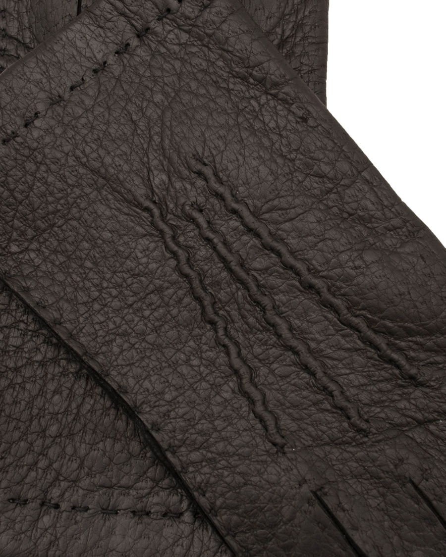 Uomini | Hestra Peccary Handsewn Unlined Glove Black | Hestra | Peccary Handsewn Unlined Glove Black