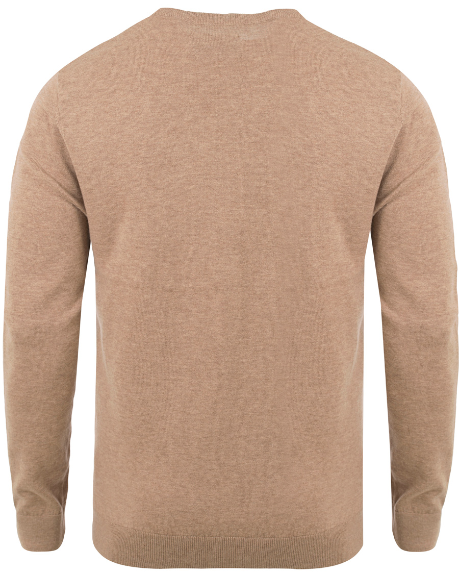 Uomini | Maglieria | Lexington | Jeff Crewneck Sweater Silver Mink Beige