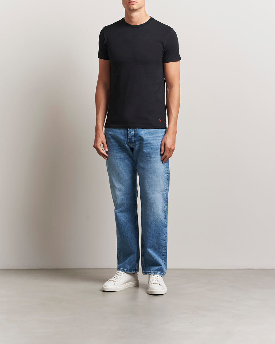 Uomini | T-shirt | Polo Ralph Lauren | 2-Pack Cotton Stretch T-Shirt Black