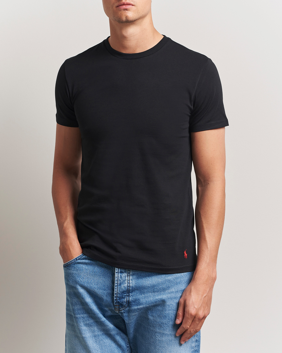 Uomini | T-shirt | Polo Ralph Lauren | 2-Pack Cotton Stretch T-Shirt Black