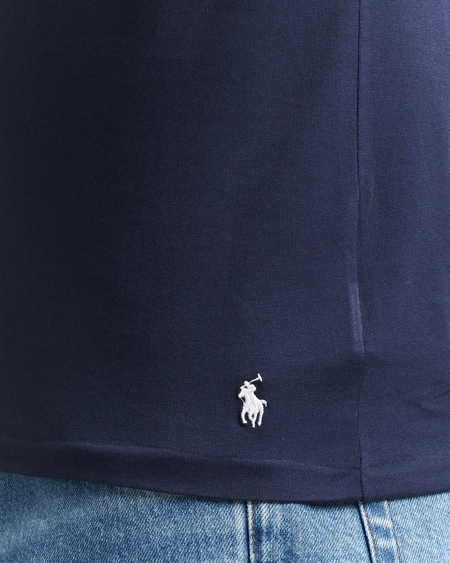 Uomini | T-shirt | Polo Ralph Lauren | 2-Pack Cotton Stretch T-Shirt Cruise Navy