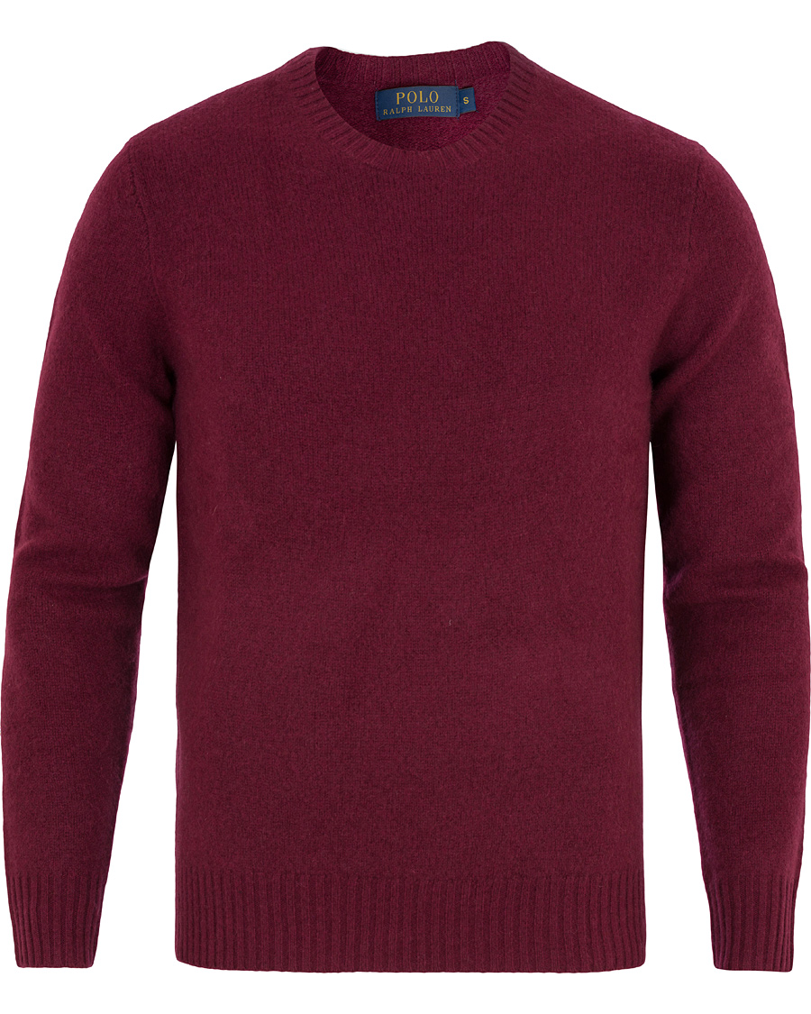 Uomini | Maglieria | Polo Ralph Lauren | Wool/Cashmere Crew Neck Sweater Classic Wine Red