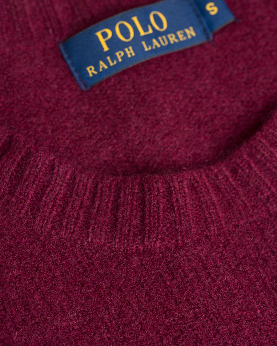 Uomini | Maglieria | Polo Ralph Lauren | Wool/Cashmere Crew Neck Sweater Classic Wine Red