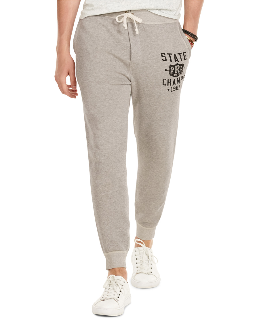 Uomini | Pantaloni | Polo Ralph Lauren | State Champs Sweatpants Salt & Peppar