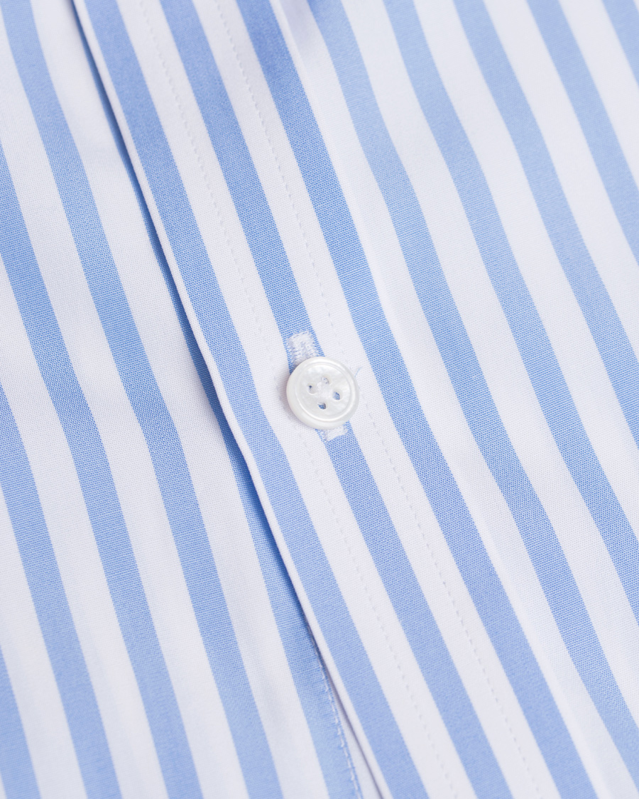 Uomini | Camicie | Turnbull & Asser | Slim Fit Bengal Stripe Shirt Light Blue