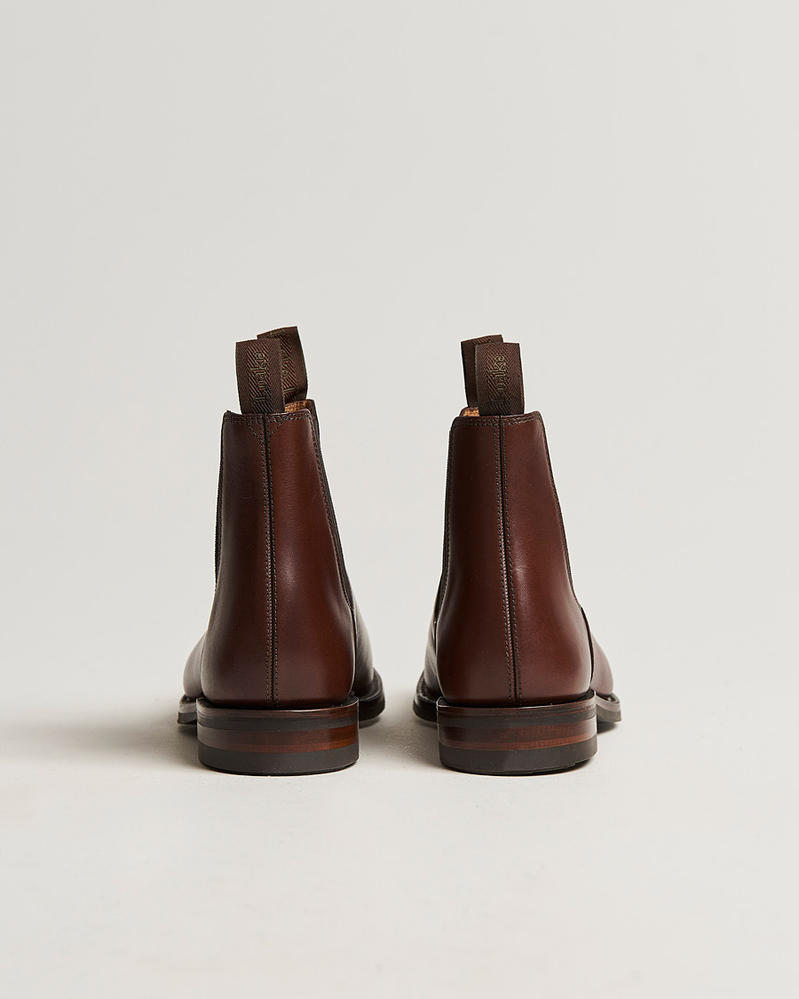 Uomini | Stivali | Loake 1880 | Chatsworth Chelsea Boot Brown Waxy Leather