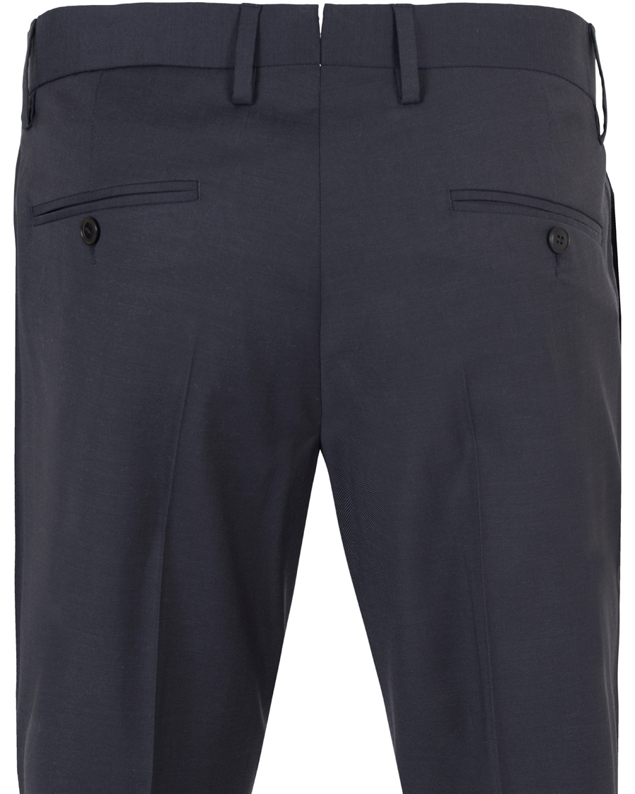 Uomini | Pantaloni | GANT Diamond G | Tailored Slim Travel Pants Ink Blue